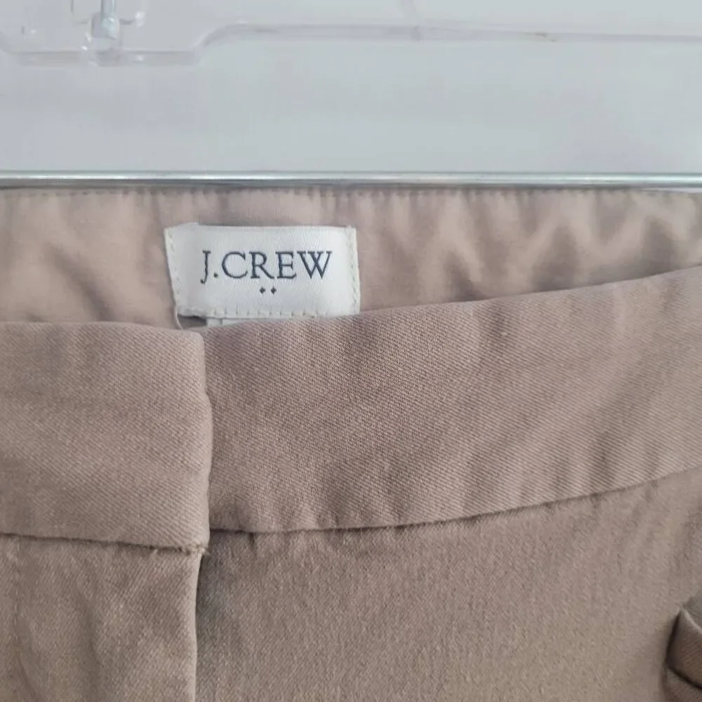 J Crew khaki straight leg chino pants mid rise basics preppy everyday minimalist